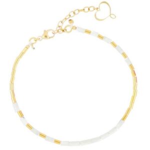BRACCIALE MAMAN ET SOPHIE FASHION BIANCO IN ARGENTO 925 E AULITE BIANCA