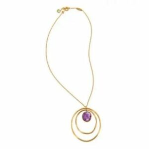 COLLANA MARCO BICEGO JAIPUR IN ORO GIALLO CON AMETISTA