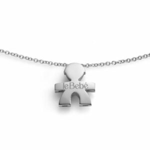COLLANA LE BEBE’ I TESORINI BIG BIMBO IN ORO BIANCO