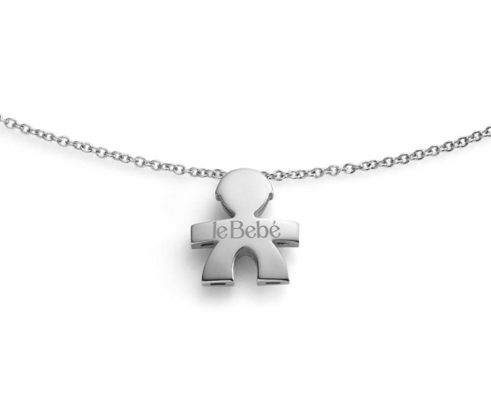 COLLANA LE BEBE’ I TESORINI BIG BIMBO IN ORO BIANCO