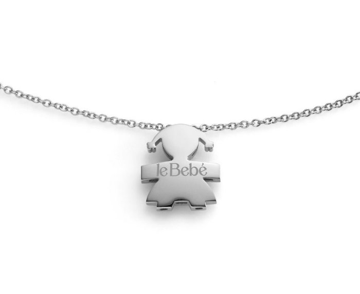 COLLANA LE BEBE’ I TESORINI BIG BIMBA IN ORO BIANCO