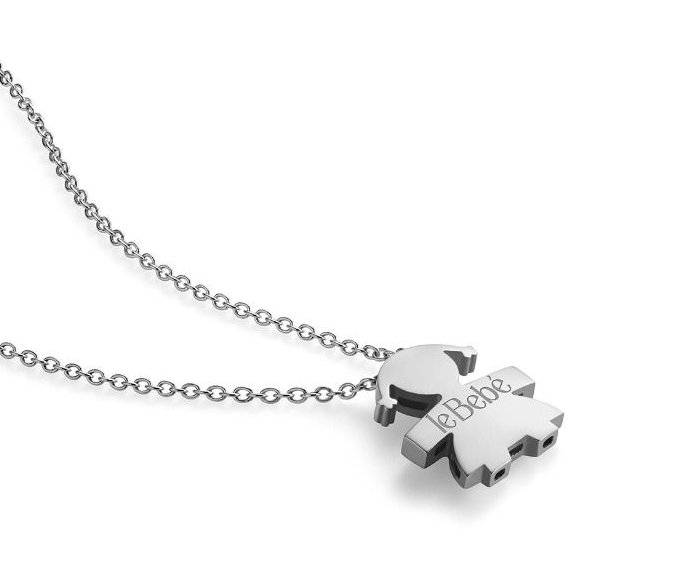 COLLANA LE BEBE’ I TESORINI BIG BIMBA IN ORO BIANCO - immagine 3