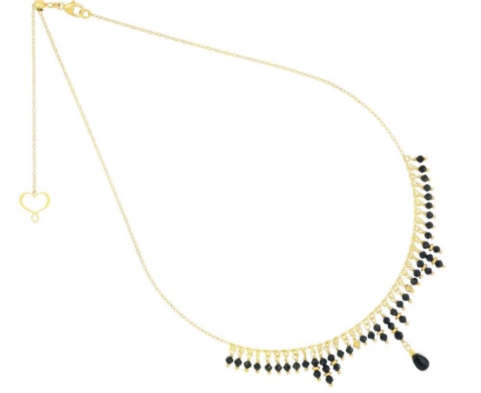 COLLANA MAMAN ET SOPHIE FASHION FRANGE RICCO IN ARGENTO 925 E SPINELLI