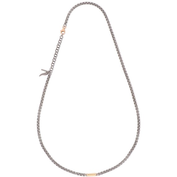 COLLANA DA UOMO MANO JEWELS SCOOBY DOO COLLECTION IN TITANIO E ORO ROSA 9 KT - immagine 2