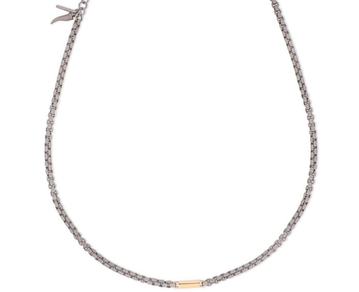 COLLANA DA UOMO MANO JEWELS SCOOBY DOO COLLECTION IN TITANIO E ORO ROSA 9 KT