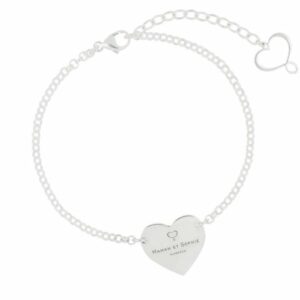 BRACCIALE MAMAN ET SOPHIE FASHION INCONTRO IN ARGENTO 925 CON CUORE