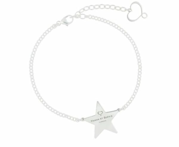 BRACCIALE MAMAN ET SOPHIE FASHION INCONTRO IN ARGENTO 925 CON STELLA