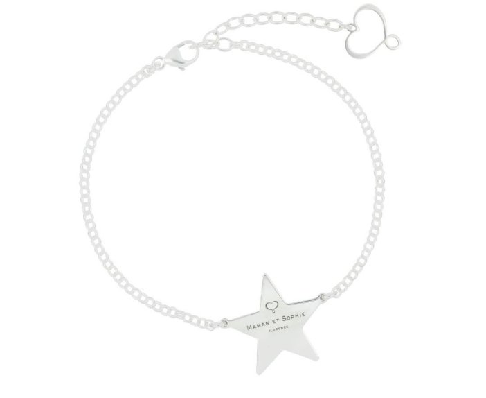 BRACCIALE MAMAN ET SOPHIE FASHION ARCHIVIO IN ARGENTO 925 CON STELLA