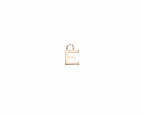 MONO ORECCHINO MAMAN ET SOPHIE AVRVM LETTERING 18KT IN ORO ROSA CON LETTERINA '' A '' (PERSONALIZZABILE) - immagine 7