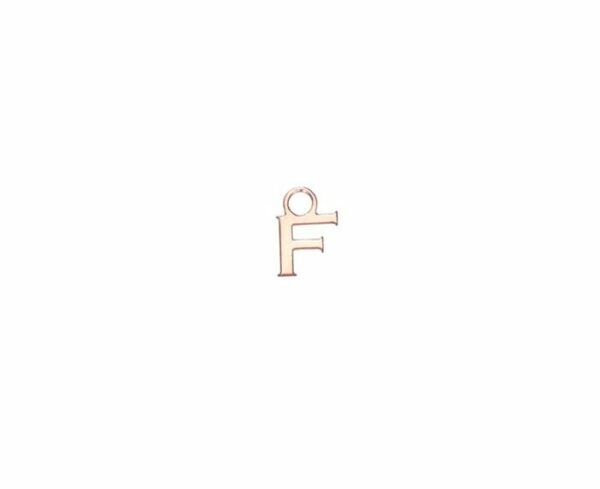MONO ORECCHINO MAMAN ET SOPHIE AVRVM LETTERING 18KT IN ORO ROSA CON LETTERINA '' A '' (PERSONALIZZABILE) - immagine 8