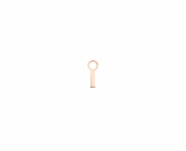 MONO ORECCHINO MAMAN ET SOPHIE AVRVM LETTERING 18KT IN ORO ROSA CON LETTERINA '' A '' (PERSONALIZZABILE) - immagine 10