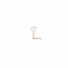 MONO ORECCHINO MAMAN ET SOPHIE AVRVM LETTERING 18KT IN ORO ROSA CON LETTERINA '' A '' (PERSONALIZZABILE) - immagine 11