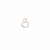 MONO ORECCHINO MAMAN ET SOPHIE AVRVM LETTERING 18KT IN ORO ROSA CON LETTERINA '' A '' (PERSONALIZZABILE) - immagine 14