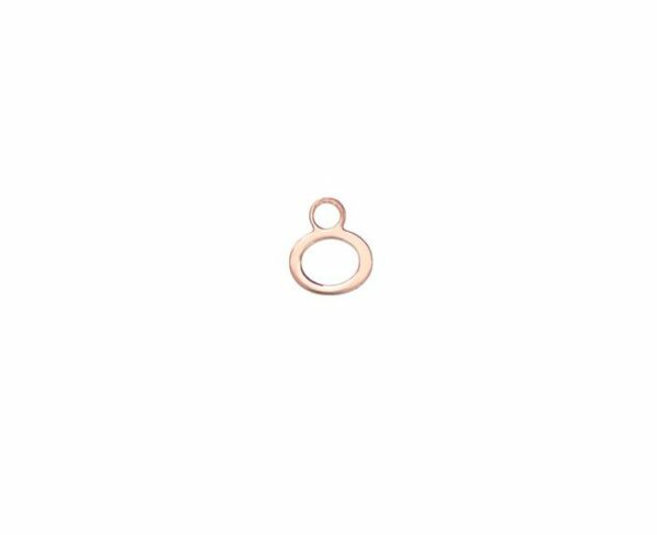 MONO ORECCHINO MAMAN ET SOPHIE AVRVM LETTERING 18KT IN ORO ROSA CON LETTERINA '' A '' (PERSONALIZZABILE) - immagine 14