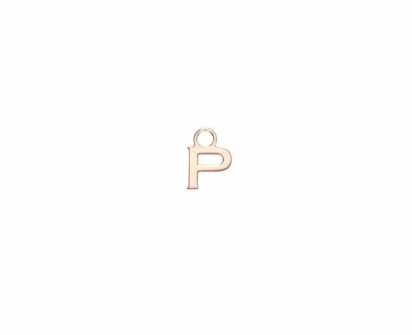 MONO ORECCHINO MAMAN ET SOPHIE AVRVM LETTERING 18KT IN ORO ROSA CON LETTERINA '' A '' (PERSONALIZZABILE) - immagine 15