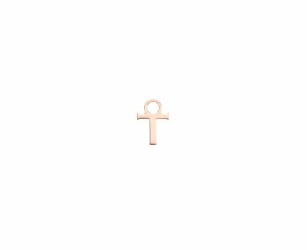 MONO ORECCHINO MAMAN ET SOPHIE AVRVM LETTERING 18KT IN ORO ROSA CON LETTERINA '' A '' (PERSONALIZZABILE) - immagine 18