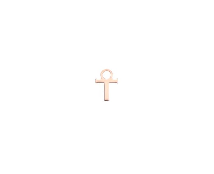 MONO ORECCHINO MAMAN ET SOPHIE AVRVM LETTERING 18KT IN ORO ROSA CON LETTERINA '' A '' (PERSONALIZZABILE) - immagine 18