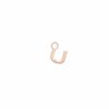 MONO ORECCHINO MAMAN ET SOPHIE AVRVM LETTERING 18KT IN ORO ROSA CON LETTERINA '' A '' (PERSONALIZZABILE) - immagine 19
