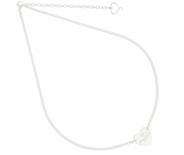 COLLANA MAMAN ET SOPHIE FASHION INCONTRO IN ARGENTO 925 CON CUORE