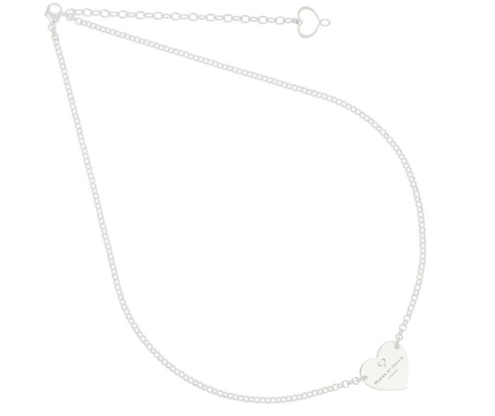 COLLANA MAMAN ET SOPHIE FASHION ARCHIVIO IN ARGENTO 925 CON CUORE