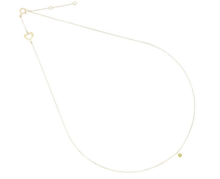 COLLANA MAMAN ET SOPHIE AVRVM DIAMANTE NUDO IN ORO GIALLO CON DIAMANTE YELLOW (ct. 0,07) - immagine 2