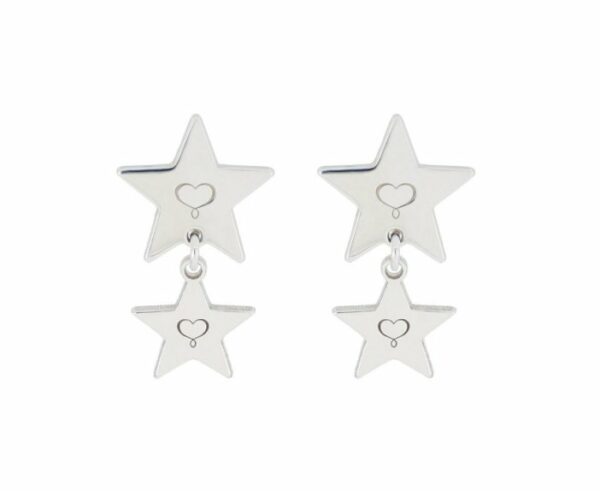 ORECCHINI MAMAN ET SOPHIE FASHION INCONTRO IN ARGENTO 925 CON STELLE PENDENTI