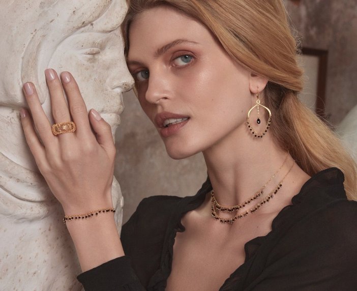 BRACCIALE MAMAN ET SOPHIE FASHION FRANGE PIENO IN ARGENTO 925 E SPINELLI - immagine 2