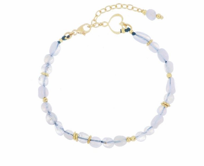 BRACCIALE MAMAN ET SOPHIE FASHION PIETRE IN ARGENTO 925 E CALCEDONIO