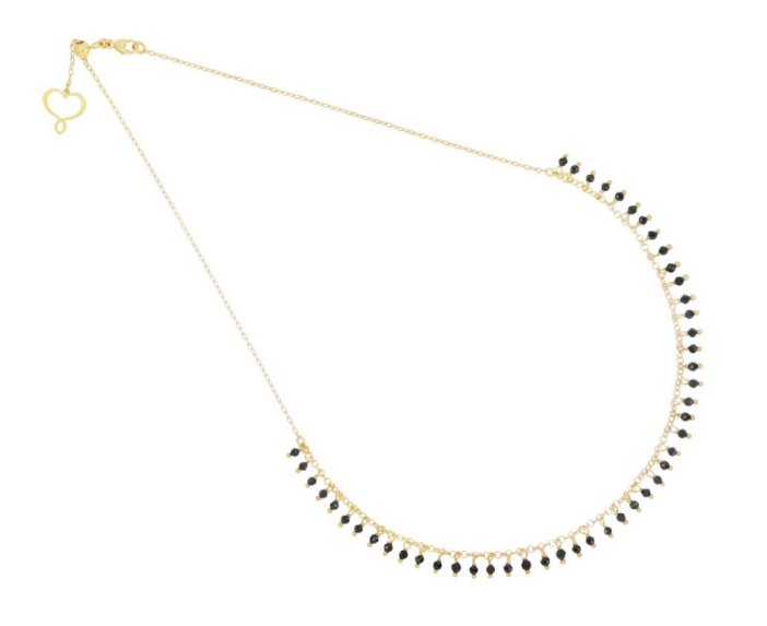 COLLANA MAMAN ET SOPHIE FASHION FRANGE PIENO IN ARGENTO 925 E SPINELLI