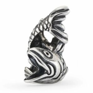 TROLLBEADS BEADS CARPA CONTROCORRENTE IN ARGENTO 925 (EDIZIONE LIMITATA)