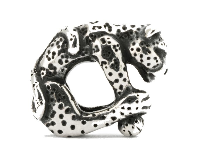TROLLBEADS BEADS LEOPARDO IN ARGENTO 925 (RITIRATO)