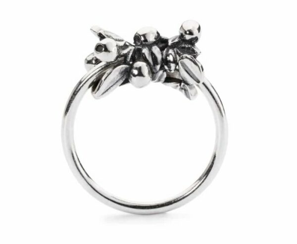 TROLLBEADS ANELLO BACCHE DI MIRTILLO