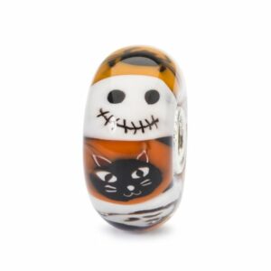TROLLBEADS BEADS NOTTE STREGATA IN VETRO E ARGENTO 925