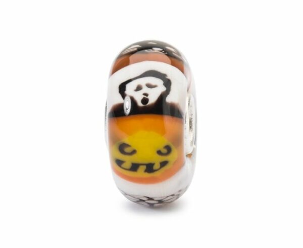 TROLLBEADS BEADS NOTTE STREGATA IN VETRO E ARGENTO 925 - immagine 2