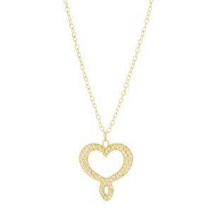 COLLANA MAMAN ET SOPHIE FASHION MAMAN CUORE TRAMATO IN ARGENTO 925