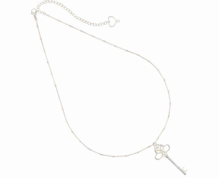 COLLANA MAMAN ET SOPHIE FASHION LA CHIAVE RODIO IN ARGENTO 925