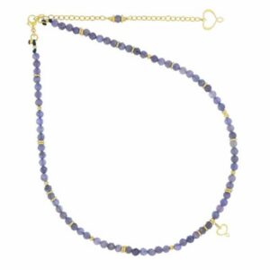 COLLANA MAMAN ET SOPHIE FASHION PIETRE IN ARGENTO 925 E TANZANITI