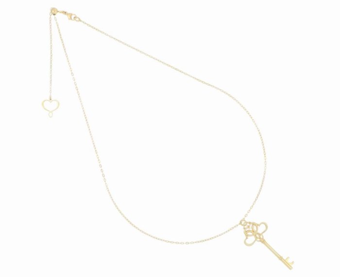 COLLANA MAMAN ET SOPHIE FASHION LA CHIAVE GIALLA IN ARGENTO 925