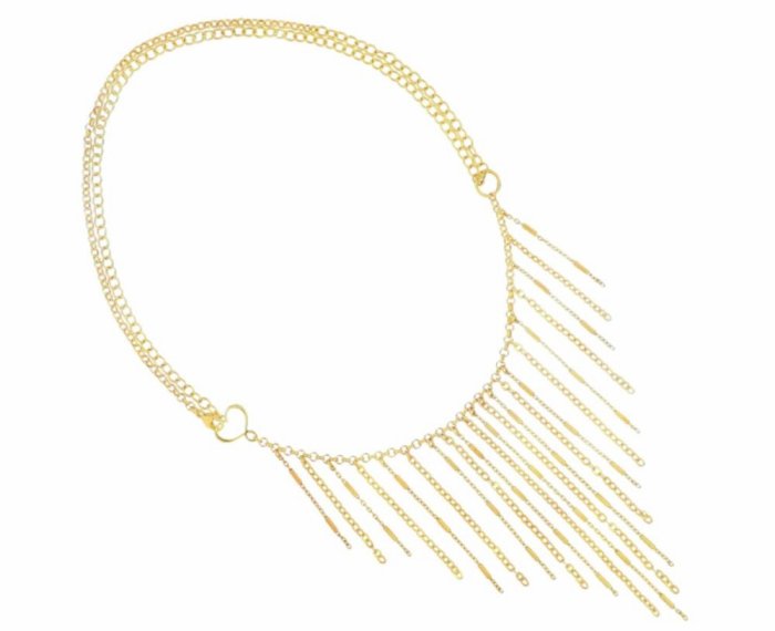 COLLANA MAMAN ET SOPHIE FASHION WOMAN IN CHAINS RICCA ARGENTO 925