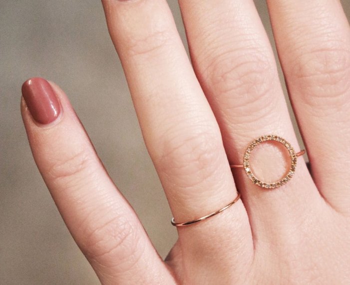 ANELLO RUBINIA FILODAMORE IN ORO GIALLO 9KT - immagine 2