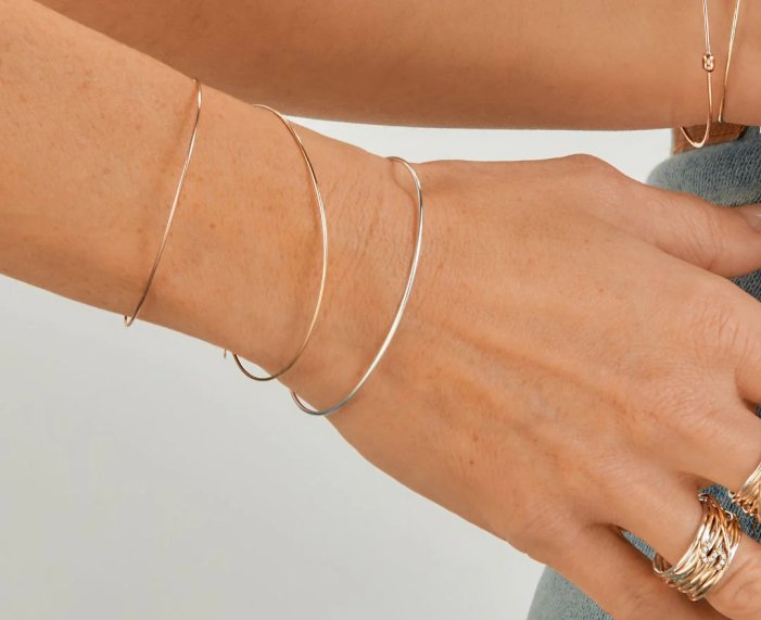 BRACCIALE RUBINIA FILODAMORE IN ORO GIALLO 9KT - immagine 2